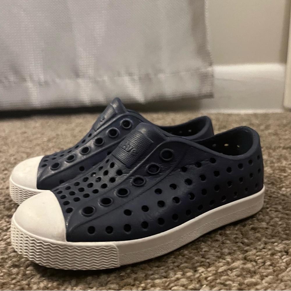 Navy Blue Toddler Native Shoes